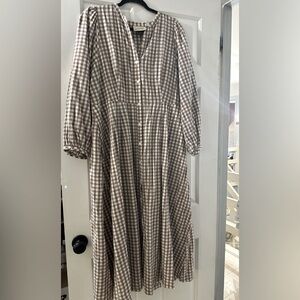 Universal Threads Gingham Prairie Dress size XL